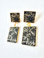 Gold & Lace Baroque 2 x Piece Dangle Earring