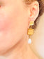 Lace Etched Dangle Earring