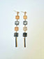 Multi Pattern Dangle Earring 4 Piece