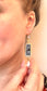 Gold, Diamonte and Lace Etched Dangle Earring