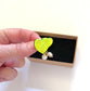 Heart with Shamrocks, Drop Pearl Earrings